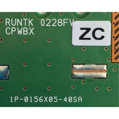 T-CON PARA TV VIZIO / NUMERO DE PARTE RUNTK0228FVZC / 1P-0156X05-40SA / CPWBX / MODELO E80-E3 - Imagen 2